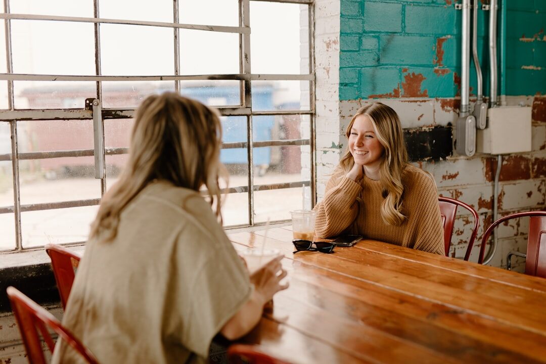 woman sharing personal story